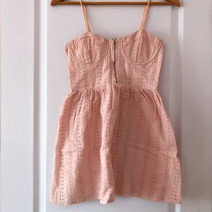 Forever 21 Pink Sun Dress Mini Dress